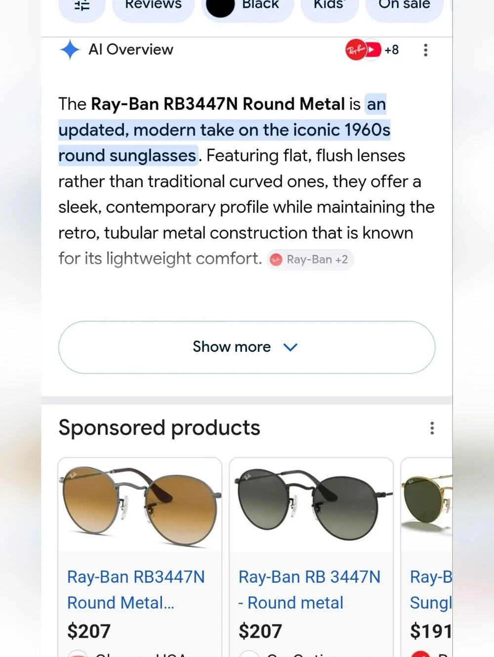 Ray Ban Round Metal